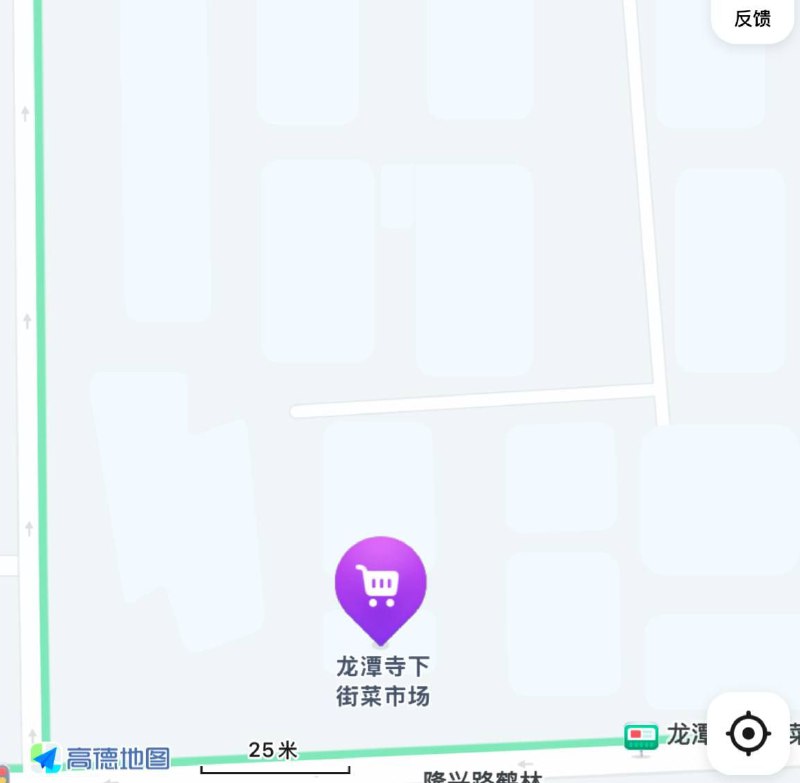 龙潭寺下街菜市场对面，晚上6，